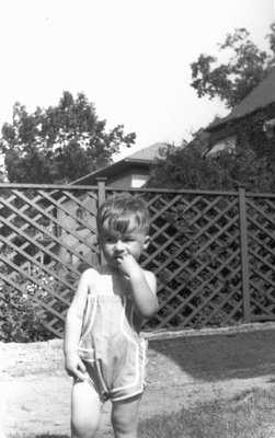 Cameron Macdonald (Chester's son), ca.1937.  Norval, ON.