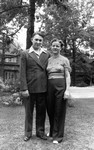 Dave Campbell, & (wife), ca.1930's.  Toronto, ON.