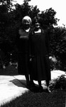 Mrs. Bro. E.Y. Barraclough with daughter Lorrie, ca.1928.  Norval, ON.