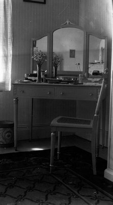 Lucy Maud Montgomery's room. Her vanity in Manse, Leaskdale, ON