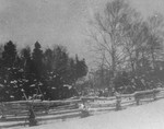 Winter evening, Old home, Cavendish, P.E.I.