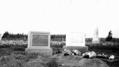 John and Frede Campbell's grave, Park Corner, P.E.I.