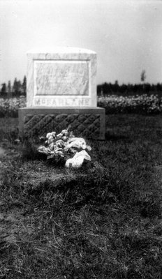 Gravestone of Frederica (Frede) Campbell MacFarlane, 1883-1919, Park Corner, P.E.I.