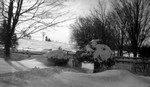 Lawn in Winter.  Leaskdale, ON.