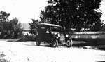 The Macdonald's first car, Leaskdale, ON.