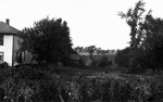 View from kitchen window of Manse, ca.1911-1926.  Leaskdale, ON.