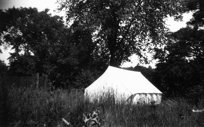 Stuart's tent on the Credit River