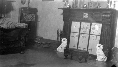 Interior of Manse at Norval - the parlor