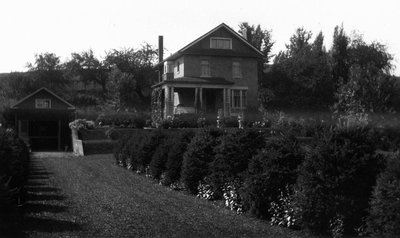 Mr. George Gollop's home (across from Dr. Webster's home), Norval, ON.