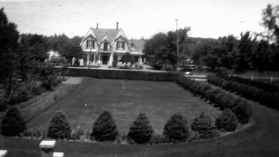 Dr. Webster's House taken from Mr. Gollop's front porch.