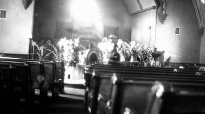 Church interior, Norval, ON.