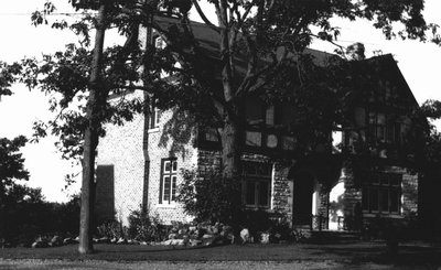 View of home 'Journey's End', ca.1940. Toronto, ON.