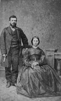 Great Uncle John MacNeill and his wife, ca.1860's.