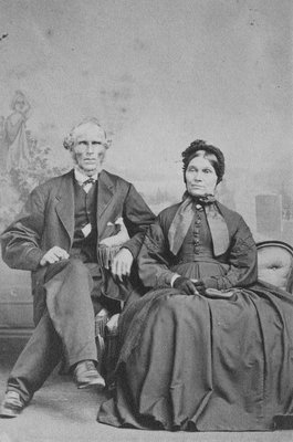 Great Uncle John MacNeill and his wife, ca.1870's.