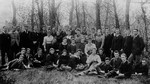 2nd year students at Prince of Wales College.  Charlottetown, P.E.I., ca.1893-95.  (Front Lucy Maud Montgomery).