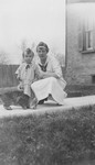 Stuart Macdonald & Edith.  Leaskdale, ON, ca.1917.