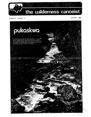 Nastawgan (Richmond Hill, ON: Wilderness Canoe Association), Fall 1981