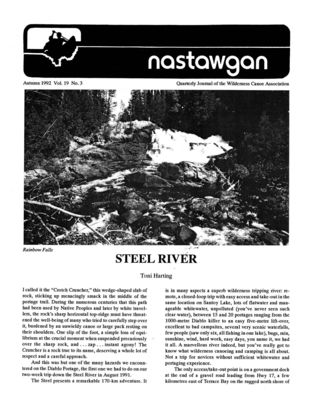 Nastawgan (Richmond Hill, ON: Wilderness Canoe Association), Fall 1992