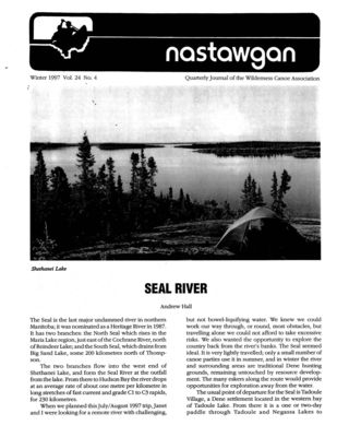 Nastawgan (Richmond Hill, ON: Wilderness Canoe Association), Winter 1997