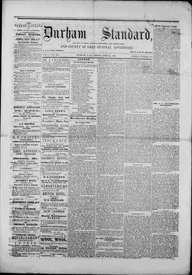 Durham Standard (1857), 19 Jan 1863