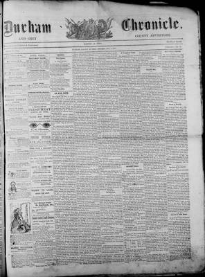 Durham Chronicle (1867), 6 Oct 1870