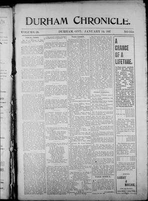 Durham Chronicle (1867), 14 Jan 1897