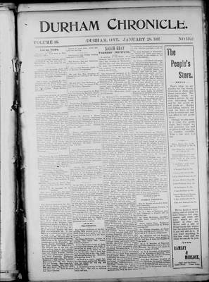 Durham Chronicle (1867), 28 Jan 1897