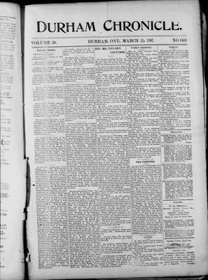 Durham Chronicle (1867), 25 Mar 1897