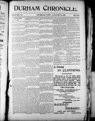 Durham Chronicle (1867), 19 Aug 1897