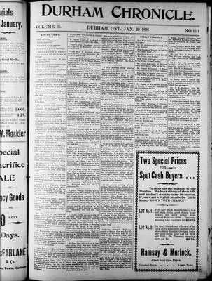 Durham Chronicle (1867), 20 Jan 1898