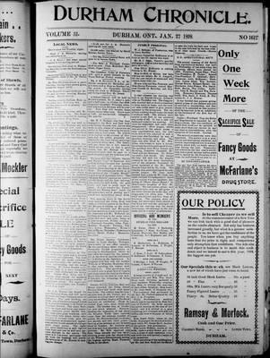 Durham Chronicle (1867), 27 Jan 1898