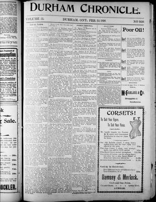 Durham Chronicle (1867), 24 Feb 1898