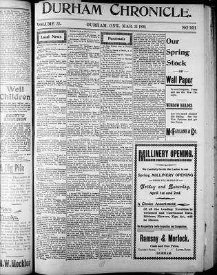 Durham Chronicle (1867), 31 Mar 1898