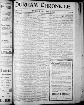 Durham Chronicle (1867), 26 May 1898