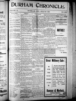 Durham Chronicle (1867), 28 Jul 1898