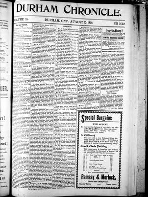 Durham Chronicle (1867), 25 Aug 1898