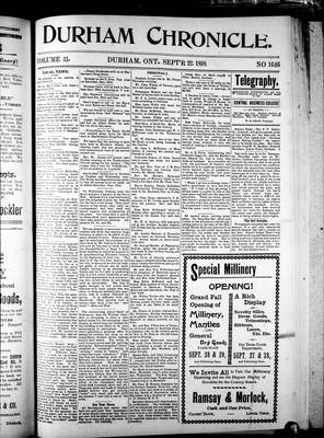 Durham Chronicle (1867), 22 Sep 1898