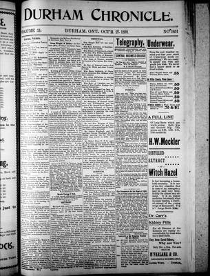 Durham Chronicle (1867), 27 Oct 1898