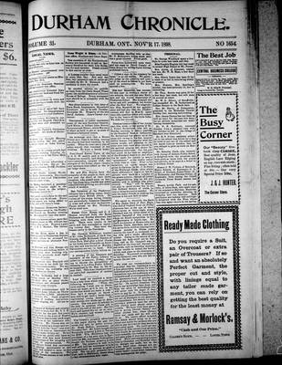 Durham Chronicle (1867), 17 Nov 1898