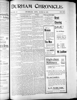 Durham Chronicle (1867), 22 Jun 1899