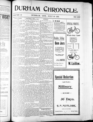 Durham Chronicle (1867), 20 Jul 1899