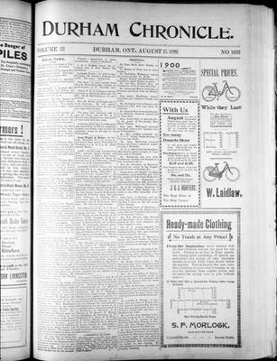 Durham Chronicle (1867), 17 Aug 1899