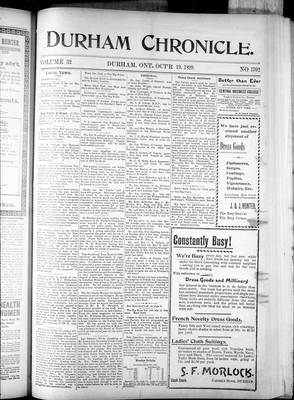 Durham Chronicle (1867), 19 Oct 1899