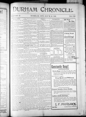 Durham Chronicle (1867), 16 Nov 1899