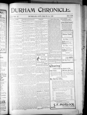 Durham Chronicle (1867), 14 Dec 1899