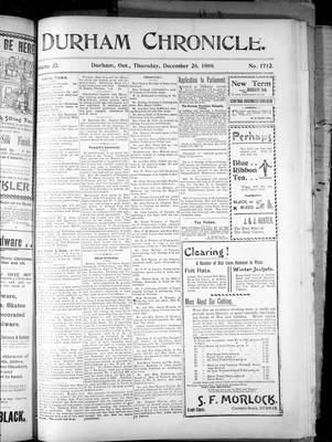 Durham Chronicle (1867), 28 Dec 1899