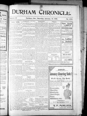 Durham Chronicle (1867), 18 Jan 1900