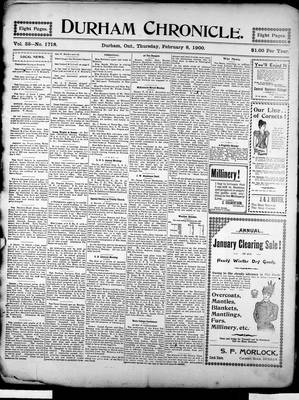 Durham Chronicle (1867), 8 Feb 1900