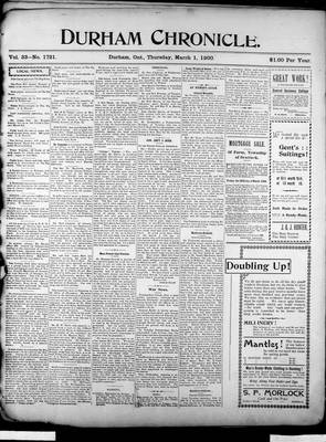 Durham Chronicle (1867), 1 Mar 1900