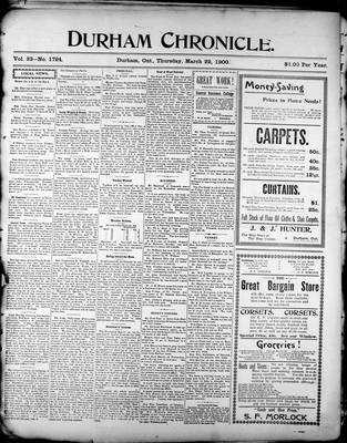 Durham Chronicle (1867), 22 Mar 1900